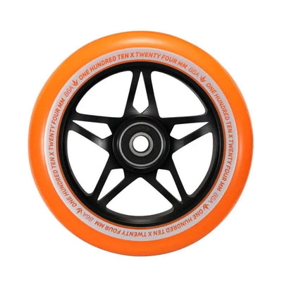 Blunt Envy S3 110mm Scooter Wheels - Black/Orange - Wake2o