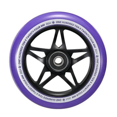 Blunt Envy S3 110mm Scooter Wheels - Black/Purple - Wake2o