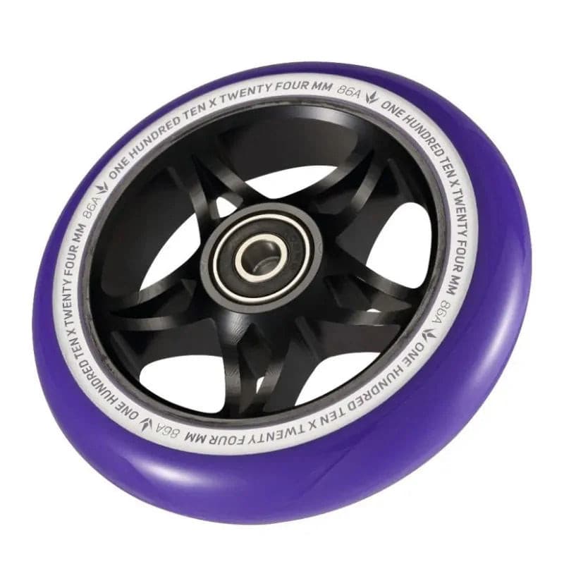 Blunt Envy S3 110mm Scooter Wheels - Black/Purple - Wake2o