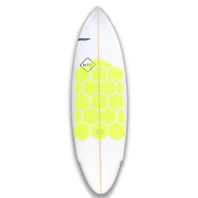 RSPro Hexatraction yellow flour Edition Traction - Surfboard Sup Kitesurfing Traction Grip Pads - Surf Shop - Wake2o