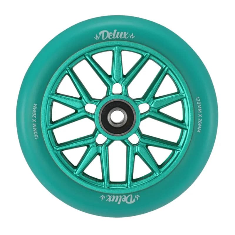 Blunt Envy Delux 120mm Scooter Wheels - Teal - Wake2o