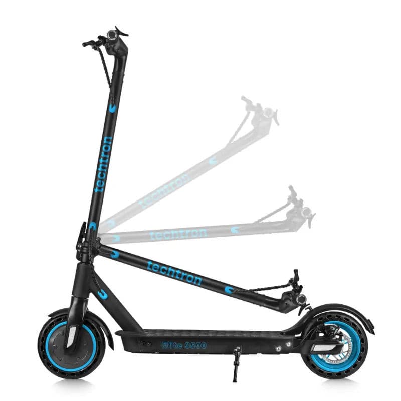 Techtron Elite 3500 Electric Scooter Folding - Best E-Scooters - Wake2o