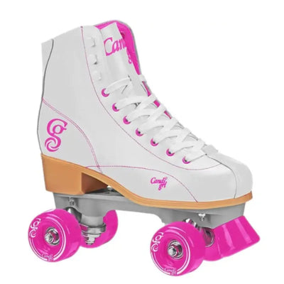 Candi Girl Sabina Quad Roller Skates - White/Pink - Wake2o