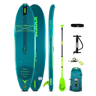 Jobe Yarra 10.6 Inflatable Paddle  Board Package 2023 - Teal - Wake2o